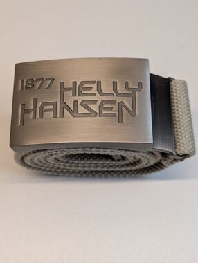 Helly Hansen 1877 Belt Canvas Heavy Duty Woven Belt Metal Buckle Up to 45” W
